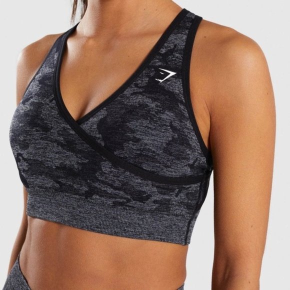 Gymshark Camo Seamless Sports Bra - Picture 1 of 5